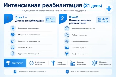 Реабилитация за 21 день в Санкт-Петербурге